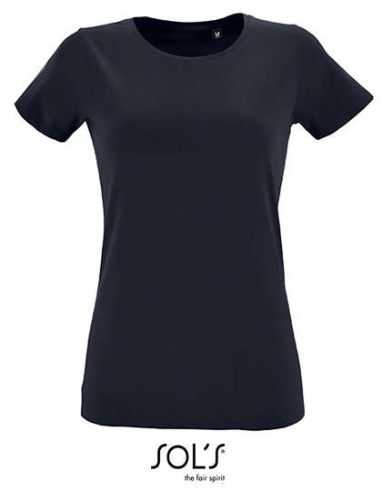 SOL´S Women´s Round Neck Fitted T-Shirt Regent French Navy L (L02758)