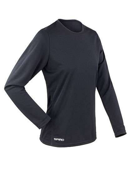 SPIRO Women´s Quick Dry Shirt Black L (40) (RT254F)