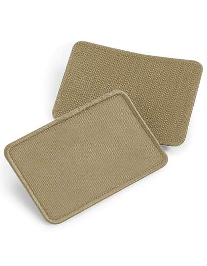 Beechfield Cotton Removable Patch Desert Sand 10 x 6.5 cm (CB600)