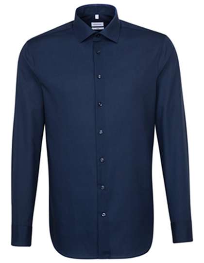 Seidensticker Men´s Shirt Slim Fit Long Sleeve Dark Blue 37 (SN675198)