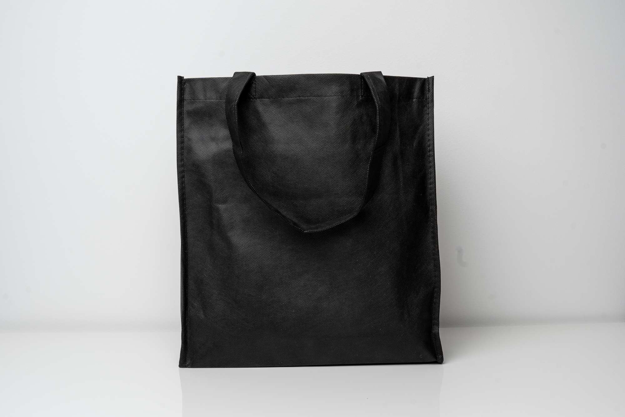 Printwear PP Big Shopper Bag Black 38 x 42 x 10 cm (XT33)