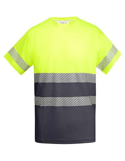 Roly Workwear T-Shirt Tauri Lead 23/Fluor Yellow 221 M (RY9317)