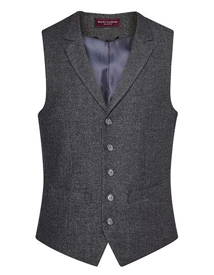 Brook Taverner Memphis Men´s Waistcoat Charc H-B L (BR1463)