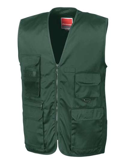 Result WORK-GUARD Safari Waistcoat Lichen Green S (RT45)