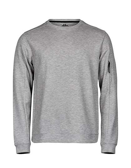 Tee Jays Athletic Crew Neck Sweat Heather Grey 3XL (TJ5700)