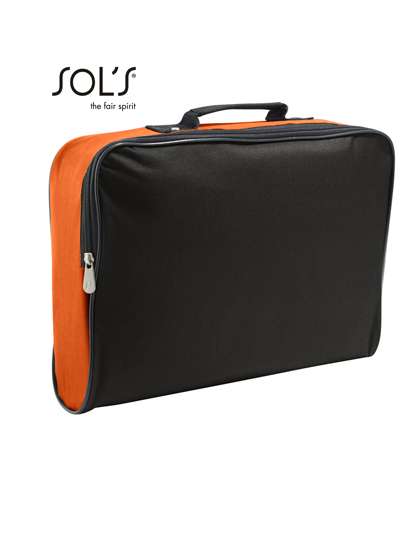 SOL´S Business Bag College Black/Orange 39 x 30 x 9 cm (LB71100)