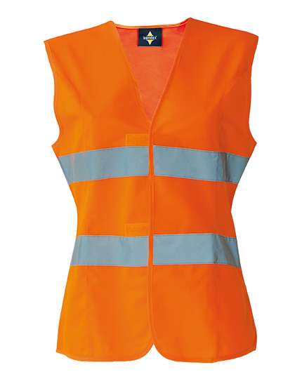 Korntex Ladies Fit Hi-Vis Safety Vest Frankfurt Signal Orange S (34/36) (KX503)