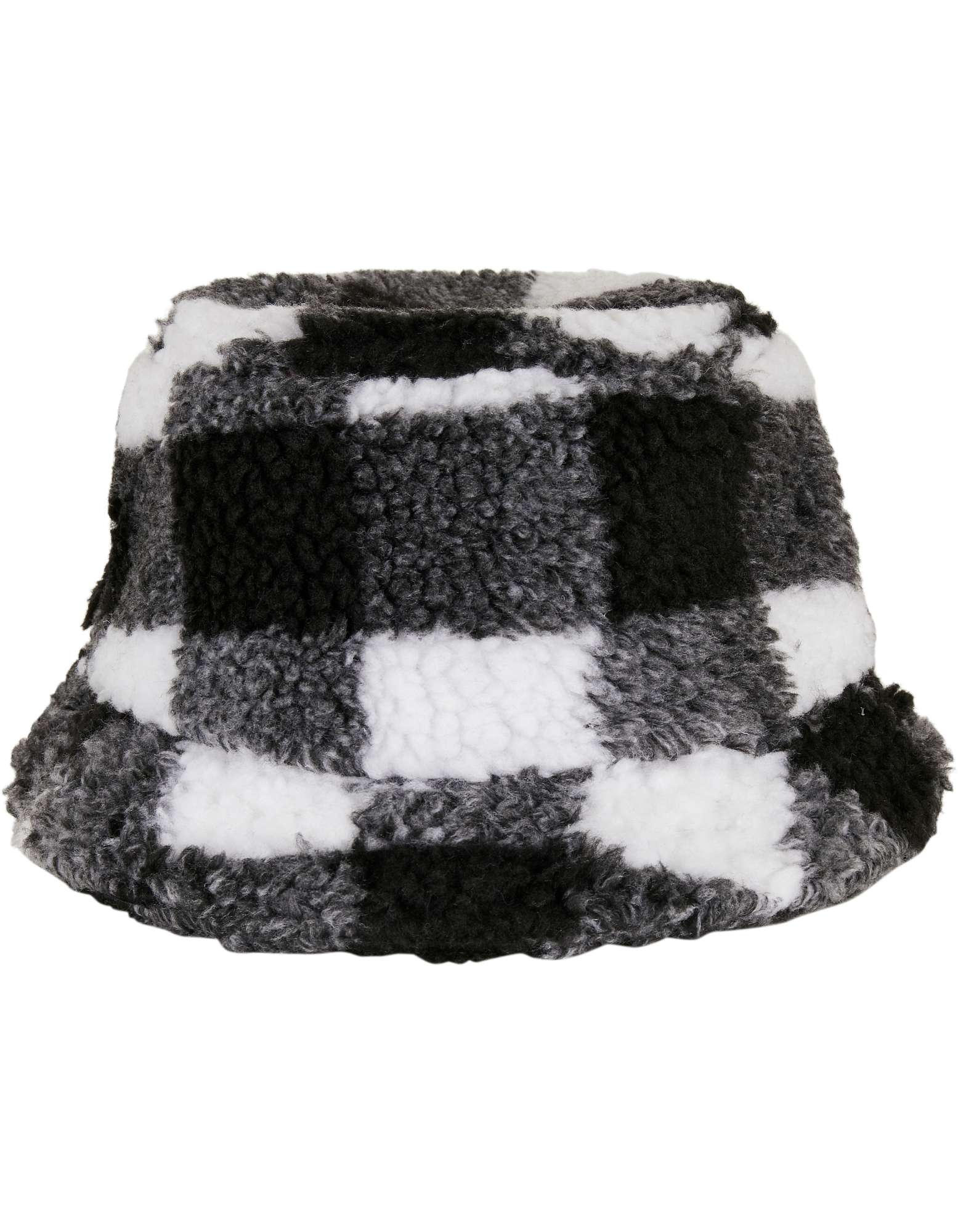 FLEXFIT Sherpa Check Bucket Hat White/Black One Size (FX5003SC)