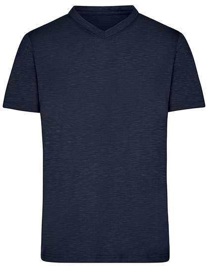 James&Nicholson Men´s Slub T-Shirt Navy L (JN750)