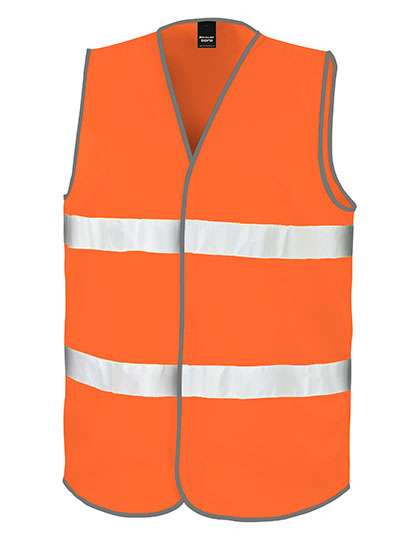 Result Safe-Guard High Vis Safety Vest Fluorescent Orange XXL/3XL (RT200)