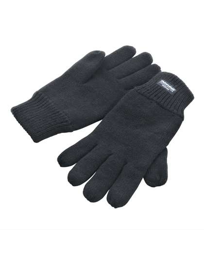 Result Winter Essentials Classic Fully Lined Thinsulate(TM) Gloves Charcoal Grey XXL (RT147X)