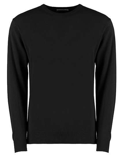 Kustom Kit Regular Fit Arundel Crew Neck Sweater Black L (K253)