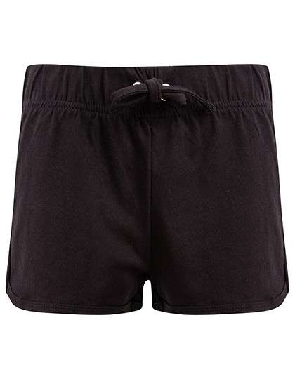 SF Minni Kids´ Retro Shorts Black/Black 9/10 Jahre (SM69)