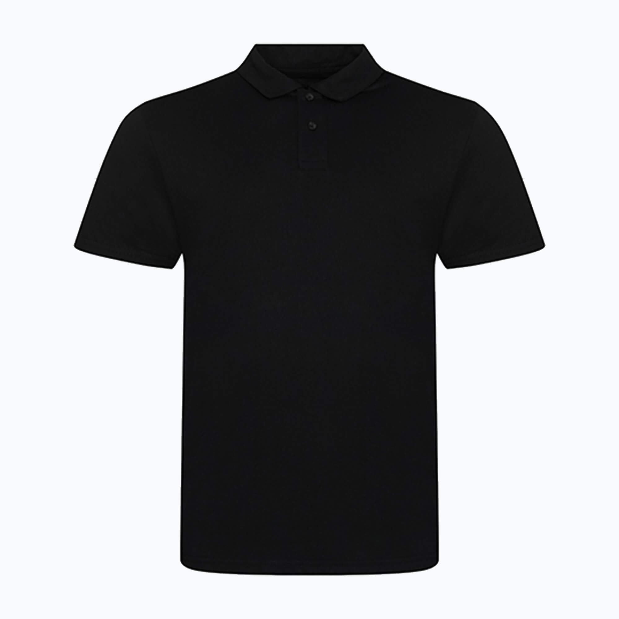 Just Polos Tri-Blend Polo Solid Black XXL (JP001)