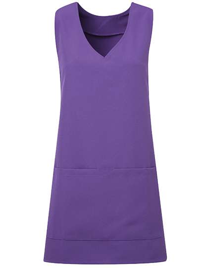 Premier Workwear Tulip Wrap Around Tunic Purple (ca. Pantone 7447C) S/M (PW177)