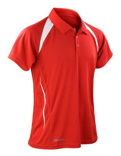 SPIRO Men´s Team Spirit Polo Red/White XL (RT177M)