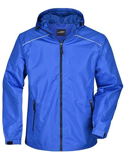 James&Nicholson Men´s Rain Jacket Royal/Navy S (JN1118)