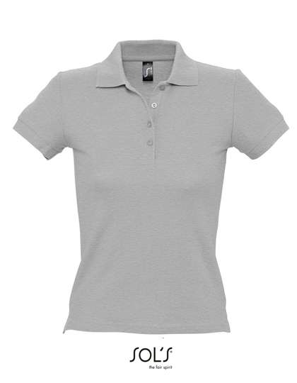 SOL´S Women´s Polo People 210 Grey Melange XXL (L519)