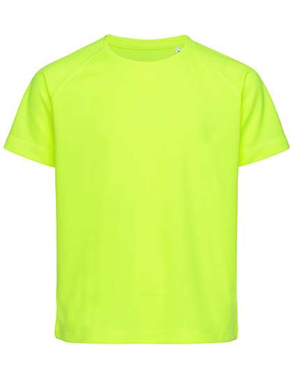 Stedman® Active 140 Raglan Kids´ Cyber Yellow S (122/128) (S8570K)