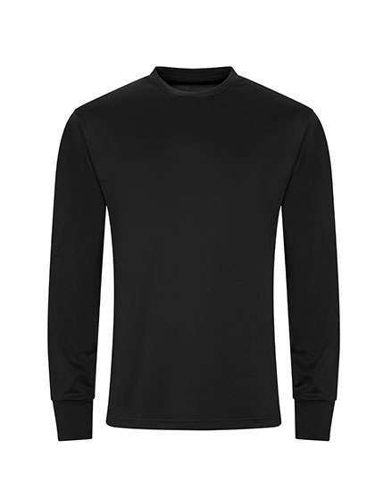 Just Cool Long Sleeve Active T Jet Black M (JC023)