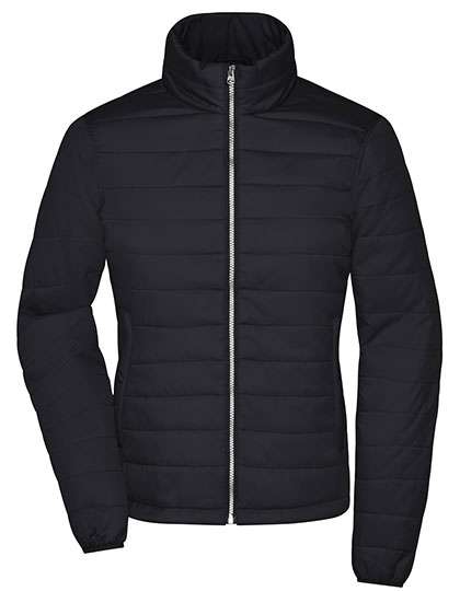 James&Nicholson Ladies´ Padded Jacket Black M (JN1119)