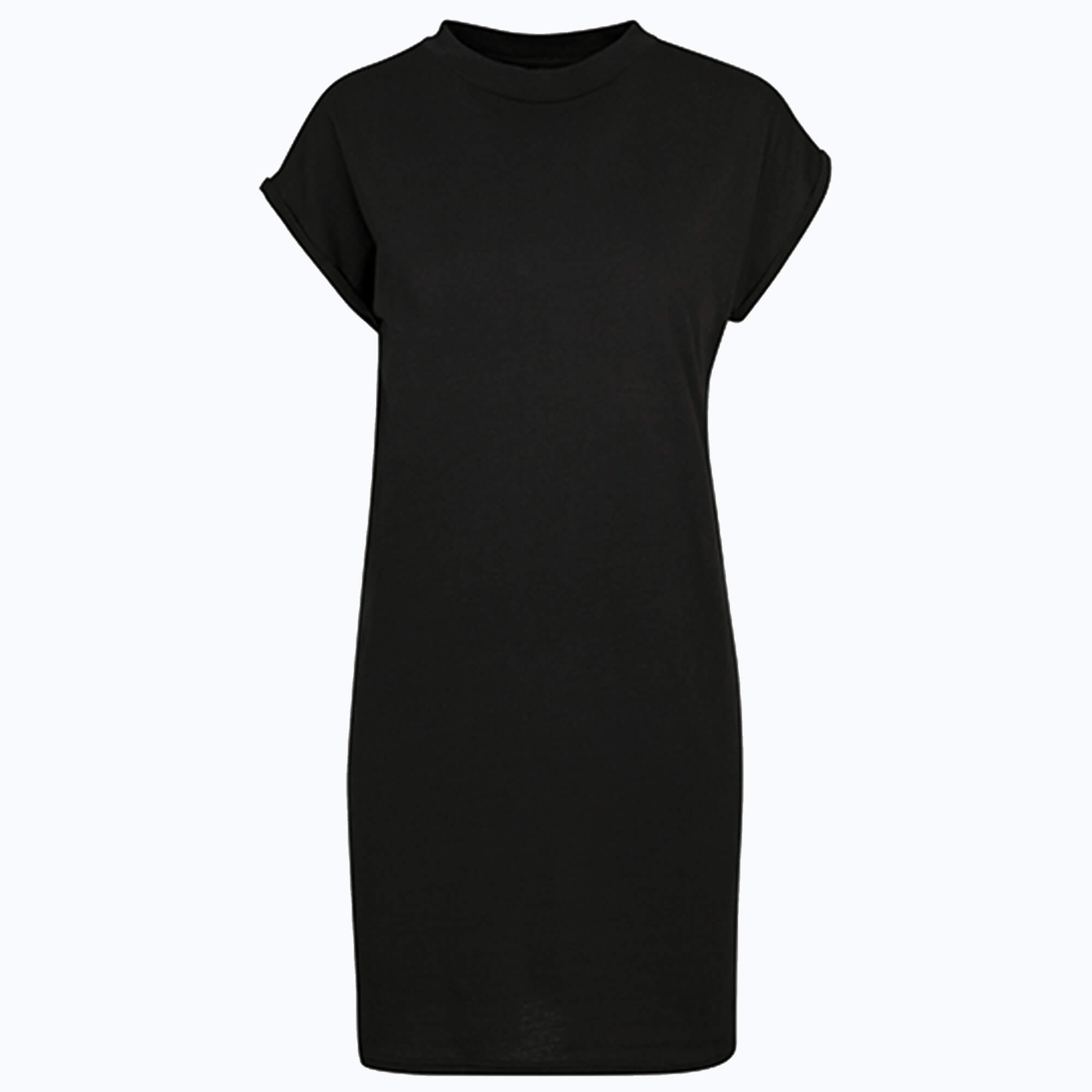 Build Your Brand Ladies´ Turtle Extended Shoulder Dress Black 3XL (BY101)