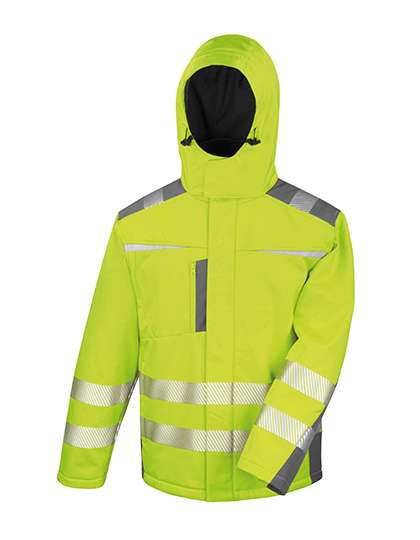 Result Safe-Guard Dynamic Softshell Coat Fluorescent Yellow S (RT331)