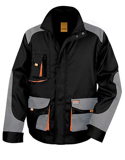 Result WORK-GUARD Lite Jacket Black/Grey 4XL (RT316)