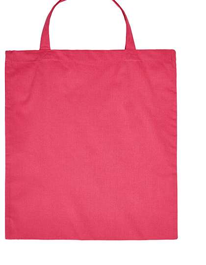 Printwear Cotton Bag Short Handles Pink (ca. Pantone 225C) ca. 38 x 42 cm (XT902)