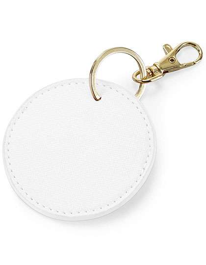 BagBase Boutique Circular Key Clip Soft White Ø 7 cm (BG745)