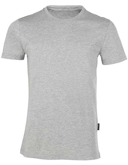 HRM Men´s Luxury Roundneck Tees Grey Melange L (HRM101)