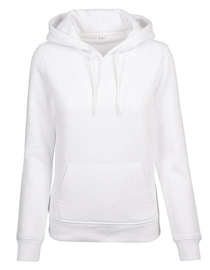 Build Your Brand Ladies´ Organic Hoody White L (BY139)