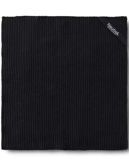 Neutral Pearl Knit Kitchen Cloth (2 Pieces) Black 30 x 30 cm (NE95011)