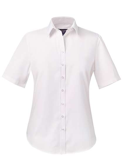 Brook Taverner Eos Short Sleeve Blouse White 30 (58) (BR693)