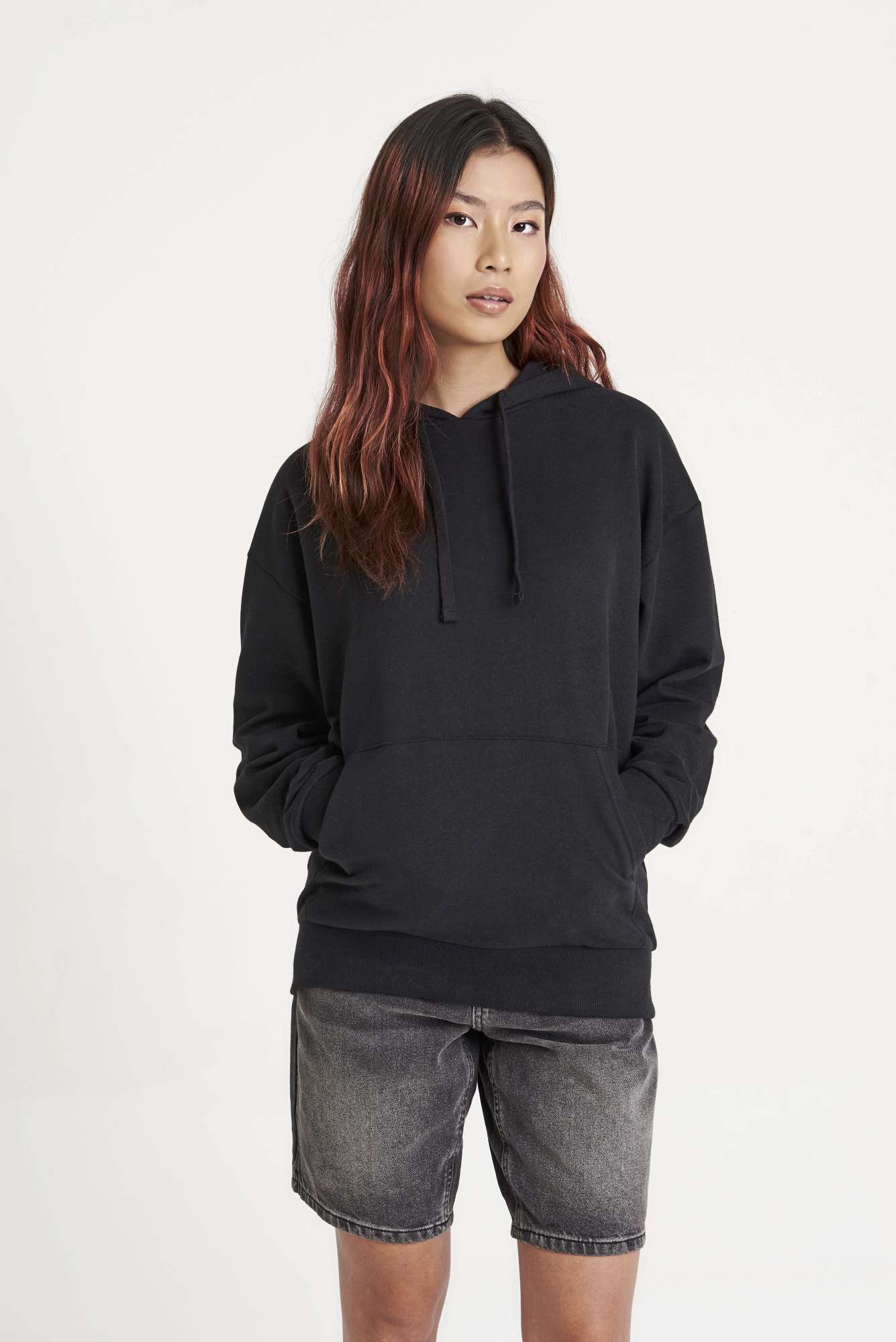 Ecologie Crater Recycled Hoodie Black XS (EA042)