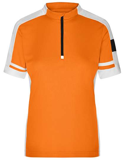 James&Nicholson Ladies´ Bike-T Half Zip Orange XXL (JN451)