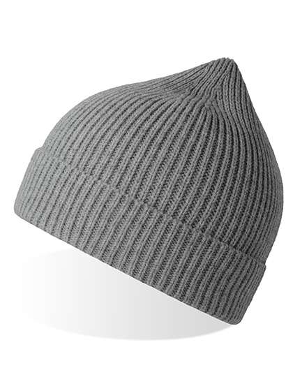 Atlantis Headwear Andy Beanie Light Grey Melange One Size (AT103)