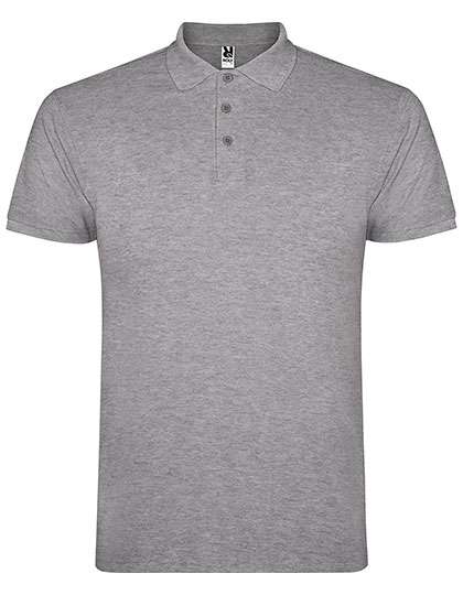 Roly Men´s Star Poloshirt Heather Grey 58 XXL (RY6638)