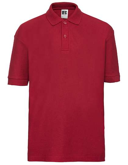 Russell Kids´ Classic Polycotton Polo Bright Red 152 (XXL) (Z539K)