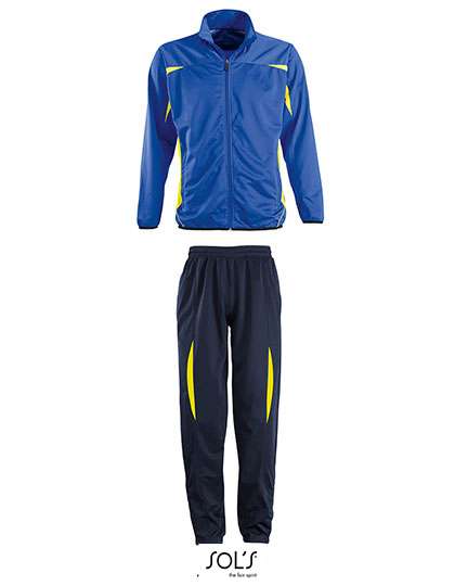 SOL´S Club Tracksuit Camp Nou Royal Blue/Lemon S (LT90300)