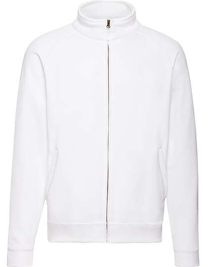 Fruit of the Loom Classic Sweat Jacket White L (F457N)