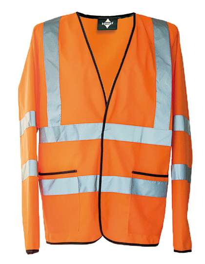 Korntex Hi-Vis Lightweight Safety Jacket Andorra Signal Orange L (KX508)