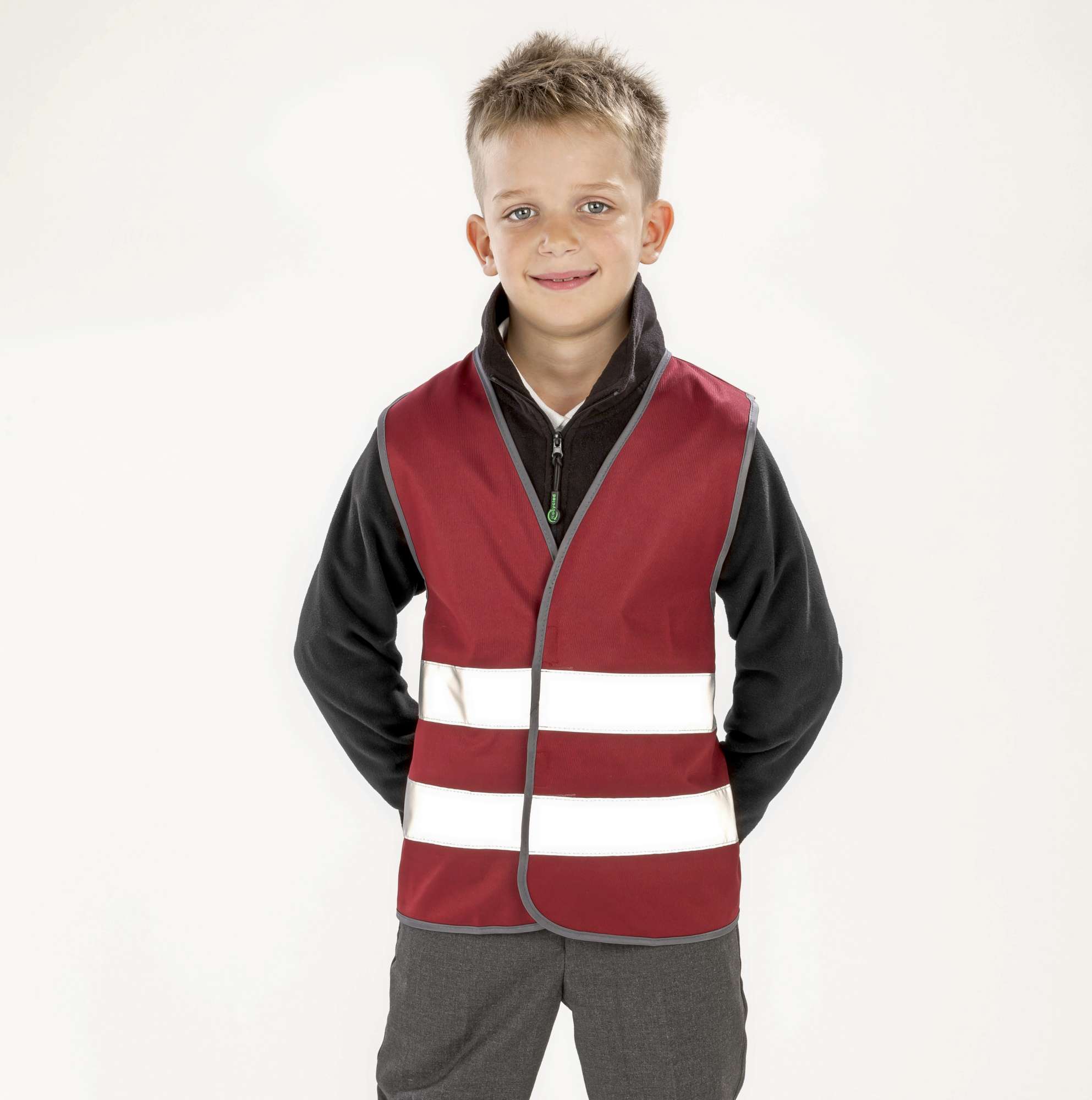 Result Safe-Guard Junior Safety Vest Burgundy S (4-6) (RT200J)