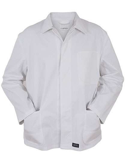 Carson Classic Workwear Classic Long Work Jacket White 52 (CR701)