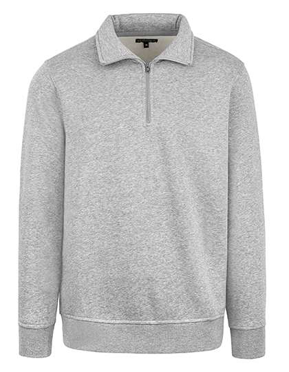 HRM Unisex Premium Zip-Sweatshirt Grey Melange 6XL (HRM904)