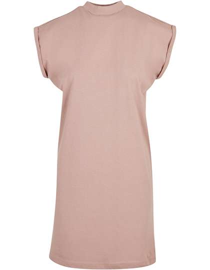 Build Your Brand Ladies´ Turtle Extended Shoulder Dress Dusk Rose S (BY101)