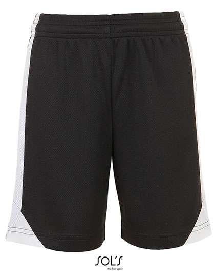 SOL´S Olimpico Contrast Short Black/White XL (LT01718)