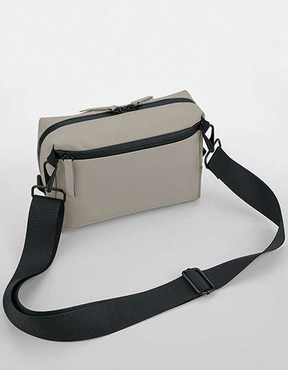 BagBase Matte PU Cross Body Bag Clay 20 x 15 x 6 cm (BG334)