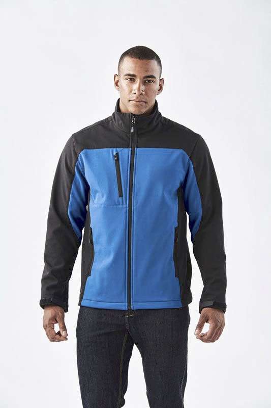 Stormtech Men´s Cascades Softshell Jacket Azure Blue/Black S (ST131)