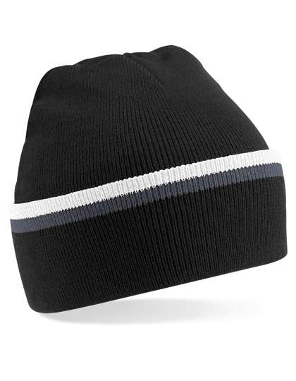 Beechfield Teamwear Beanie Black/Graphite Grey One Size (CB471)